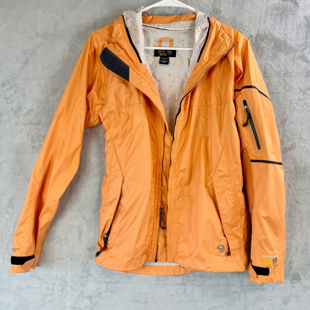 Mountain HardWear Womens Med Stretch Ozonic Jacket Orange Hiking - Picture 4 of 16